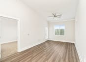 Thumbnail 39 of 60 - a picture of a room with alternating alternating walls and ceilings and a ceiling fan