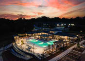 Thumbnail 46 of 46 - arial view of the resort at dusk