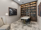 Thumbnail 12 of 94 - the residence on lamar apartment homes leasing office dining room