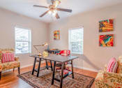 Thumbnail 8 of 18 - Living room decor at Avondale Station Apartments, Decatur, GA