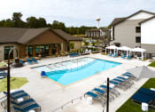 Thumbnail 39 of 70 - an aerial view of the pool at the resort at governors crossing