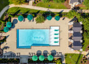 Thumbnail 37 of 37 - arial view of the pool at the resort at longboat key club