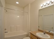 Thumbnail 26 of 62 - guest bathroom with tub