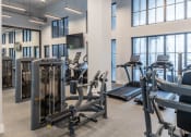 Thumbnail 17 of 22 - a gym with treadmills and other exercise equipment at Leena Plantation, Plantation Florida