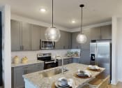 Thumbnail 25 of 56 - a kitchen with stainless steel appliances and granite counter tops