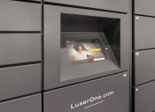 Thumbnail 8 of 54 - a television in a filing cabinet with a woman on it