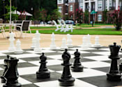 Thumbnail 43 of 53 - A giant chess board in the middle of a park.