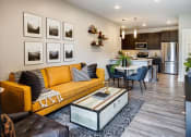 Thumbnail 3 of 50 - Living room at Icon Apartment Homes at Ferguson Farm, Montana, 59718