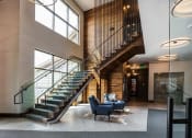 Thumbnail 27 of 50 - seating area at Icon Apartment Homes at Ferguson Farm, Bozeman
