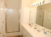 Thumbnail 32 of 67 - bathroom with double vanity