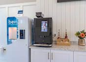 Thumbnail 18 of 40 - A fridge with a BevMo advertisement on it.