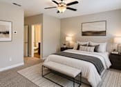 Thumbnail 13 of 71 - Spacious primary bedroom with master bath and walk in closet