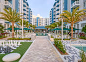 Thumbnail 1 of 35 - a rendering of the pool at the resort at longboat key club