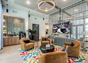 Thumbnail 51 of 53 - Modern resident clubhouse with coffee bar at The Citizen at Waterset in Apollo Beach, FL