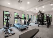 Thumbnail 20 of 28 - the gym is equipped with state of the art equipment including treadmills and weights
