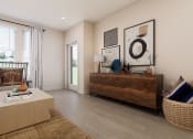 Thumbnail 12 of 29 - a living room with a couch and a table