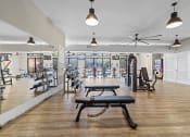 Thumbnail 13 of 45 - the gym at the flats at big tex apartments