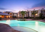 Thumbnail 43 of 44 - Twilight Pool at Residence at Midland, Midland