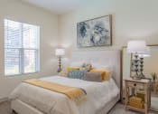 Thumbnail 6 of 18 - a bedroom with a bed and a window