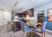 Thumbnail 3 of 20 - kitchen and dining area at the central apartments near downtown minneapolis mn 55408