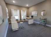 Thumbnail 54 of 60 - a dentist office with a chair and a table