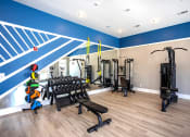 Thumbnail 20 of 35 - the gym at the apartments at diamond ridge in baltimore, md