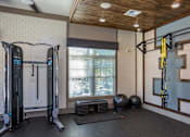 Thumbnail 15 of 31 - the gym at the flats at big tex apartments