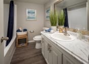 Thumbnail 24 of 31 - a bathroom with a sink and a toilet  at Waterview at Rocky Point, Tampa