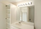 Thumbnail 21 of 36 - bathroom vanity with linen closet