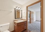 Thumbnail 2 of 41 - Bathroom with Mirror at Dooley's Orchard, Lewis Center, Ohio