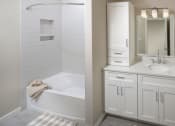 Thumbnail 7 of 32 - Main Bathroom with Tub at The Point at Gateways, Randolph, NJ  
