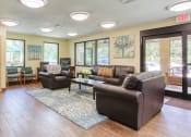 Thumbnail 5 of 22 - lobby with large windows, ample comfortable seating, and overhead lighting