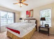 Thumbnail 24 of 30 - Bedroom With Ceiling Fan at The Courts at Fair Oaks, Virginia, 22030