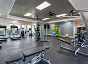 Thumbnail 11 of 30 - Modern Fitness Center at The Courts at Fair Oaks, Fairfax, VA