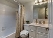 Thumbnail 12 of 18 - Large Soaking Tub In Bathroom at The Apartments at The Sycamores, Reston, Virginia