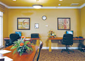 Thumbnail 24 of 25 - Business center at The Apartments at Wellington Trace, Frederick, MD, 21703