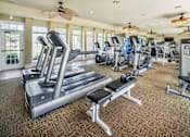 Thumbnail 3 of 25 - Fitness Center With Updated Equipment at The Apartments at Wellington Trace, Frederick, MD