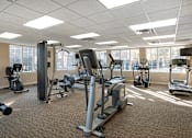 Thumbnail 3 of 28 - Modern Fitness Center at The Apartments at Elmwood Terrace, Frederick, 21702