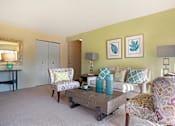 Thumbnail 7 of 28 - Warm And Inviting Living Room at The Apartments at Elmwood Terrace, Frederick, MD, 21702