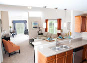 Thumbnail 3 of 9 - Whitestown IN Apartment Rentals Redwood The Woodlands Kitchen