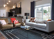 Thumbnail 3 of 5 - Lake Wylie SC Apartment Rentals Redwood Lakepointe Ridge Living Room Kitchen