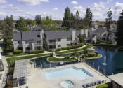 Thumbnail 11 of 37 - Lakeside Pool Aerial View