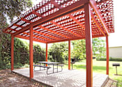 Thumbnail 10 of 11 - Picnic table at Waters Mark Apartment Homes, Mississippi