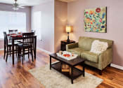 Thumbnail 3 of 9 - Furnished living room