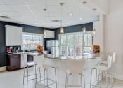 Thumbnail 6 of 30 - Clubhouse Kitchen at apartment complex