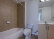 Thumbnail 18 of 18 - bathroom with tile tub surround