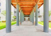 Thumbnail 5 of 24 - covered entrance way leading to lobby of St. Giles Manor