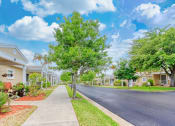 Thumbnail 8 of 15 - Well-kept community with lush landscaping and neat sidewalk