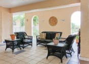 Thumbnail 10 of 23 - open air patio with comfortable seating