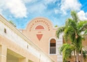 Thumbnail 1 of 23 - Logo and name on exterior of Villa Franciscan